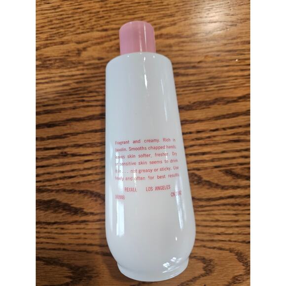 Vintage Cara Nome Hand Cream and Hand Lotion White Glass Jar and Bottle Pink - Picture 9 of 9